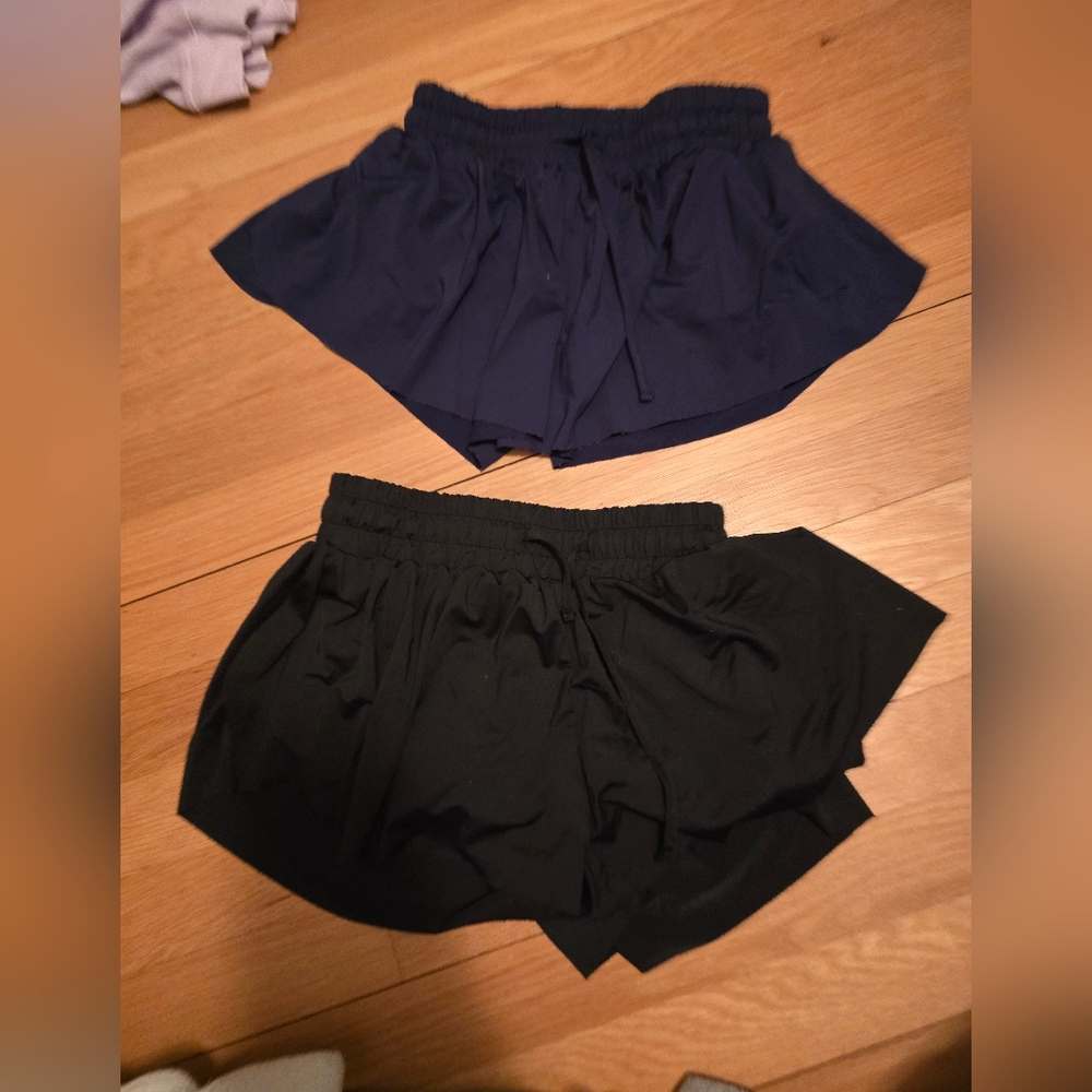 Suzette Girls flyaway Shorts Sz M